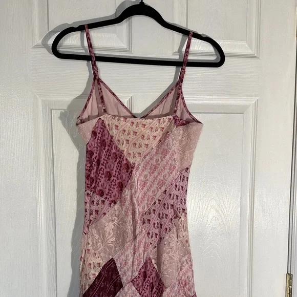 LoveShackFancy Pink Patchwork Slip Dress - damaged - Picture 4 of 11